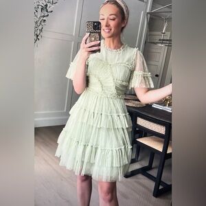 Ivy City Co Whimsical white dress